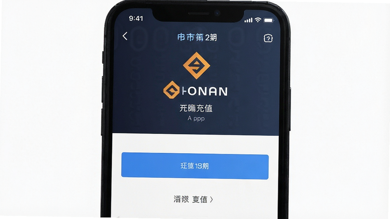 币安手机APP充值页面操作界面预览图