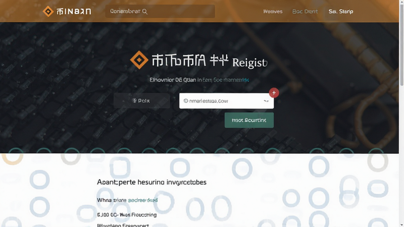 币安官网注册页面预览图