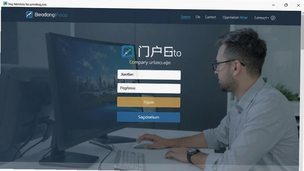 公司门户登录界面截图