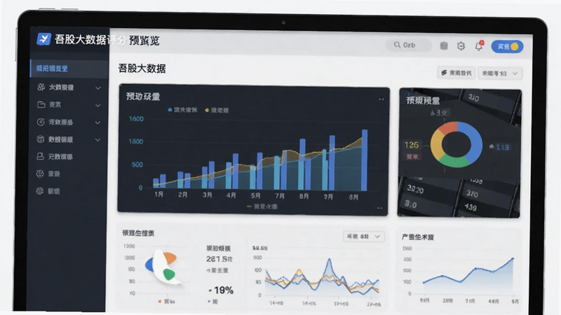 吾股大数据评分界面预览图