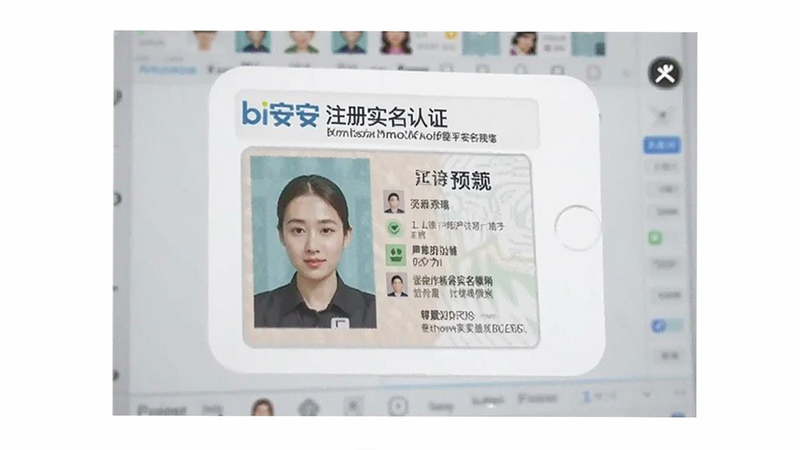 bi安注册实名认证上传身份证预览图