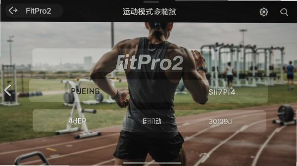 FitPro2�˶�ģʽѡ�����Ԥ��ͼ