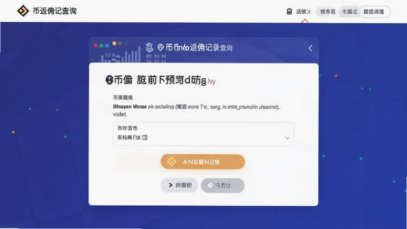 币安返佣记录查询页面
