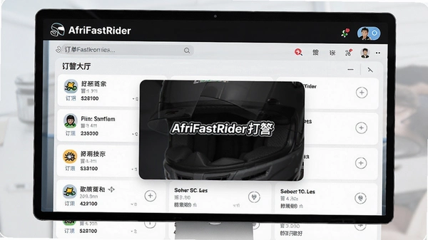 AfriFastRider �������������б�Ԥ��ͼ