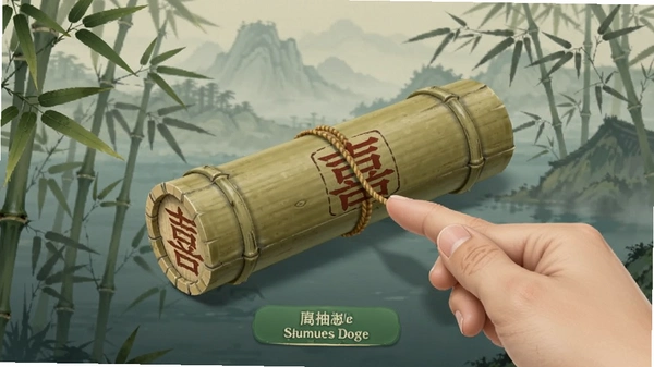 指间有喜抽签竹筒界面