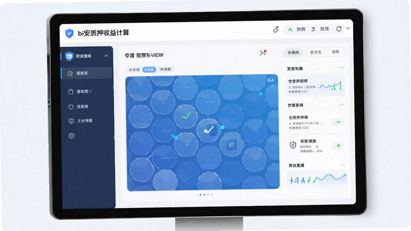 bi安质押收益计算界面预览图