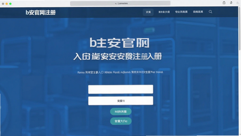 b安官网注册入口页面截图预览