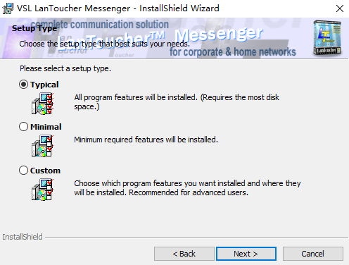 VSL LanToucher Network Messenger���԰����ؽ�ͼ
