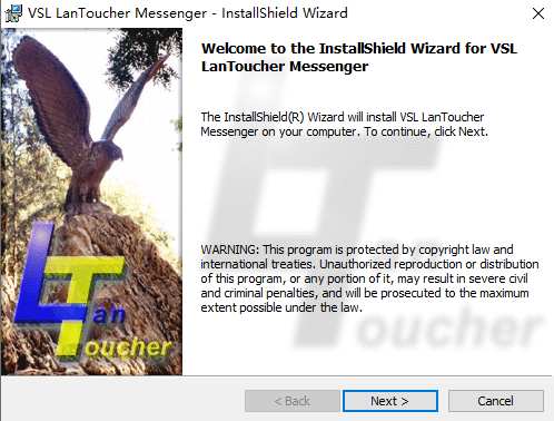 VSL LanToucher Network Messenger���԰����ؽ�ͼ