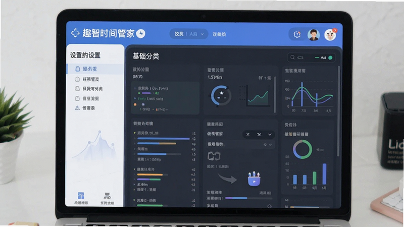 趣智时间管家基础分类设置界面预览图