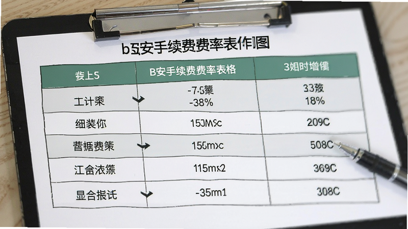 b安手续费费率表格图