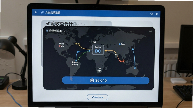 矿池收益计算器使用截图