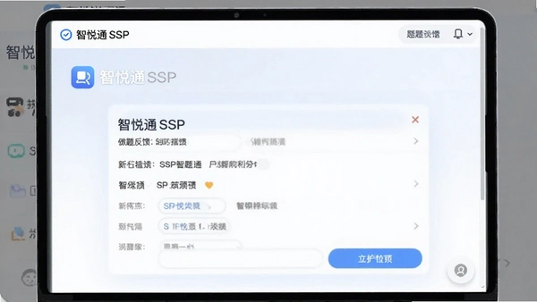 智悦通SSP做题反馈界面