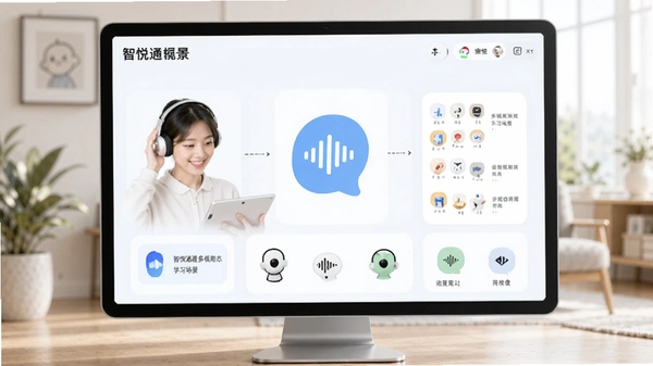 智悦通多模态学习场景界面
