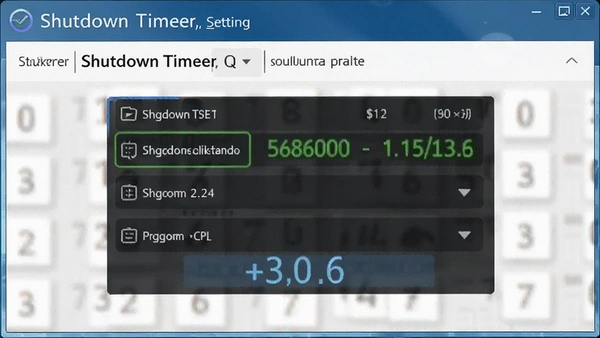 Shutdown Timer���԰����ؽ�ͼ