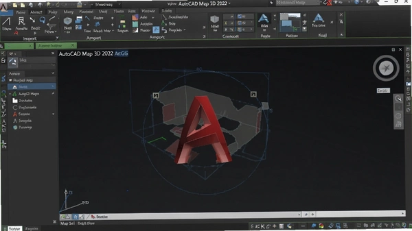 AutoCAD Map 3D 2022�����ƽ���ͼ