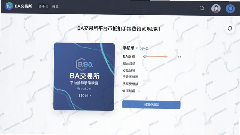 BA交易所平台币抵扣手续费设置预览图