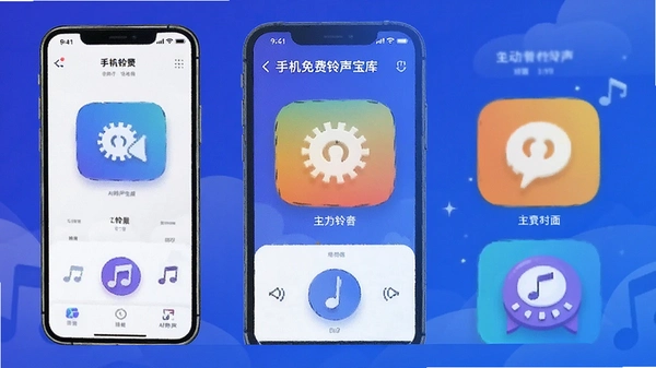 手机免费铃声宝库AI铃声生成界面