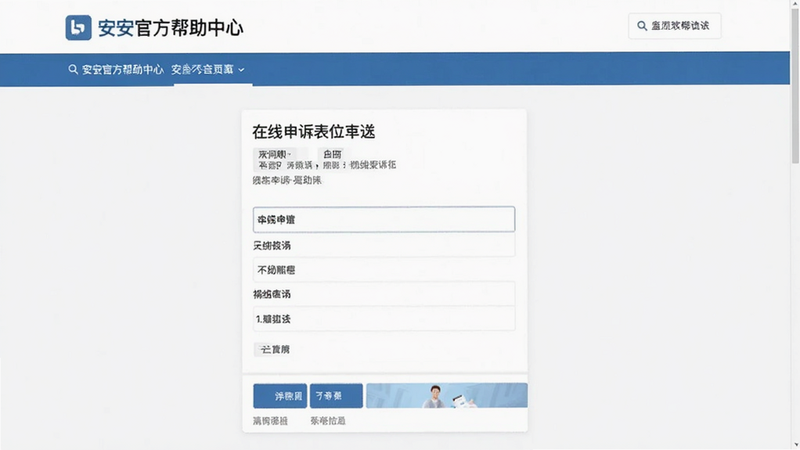 b���ٷ���������ҳ�棬��ʾ�������߱�����д����