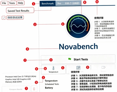 NovaBench�Կ������ֹܷ��ߵ��԰����ؽ�ͼ