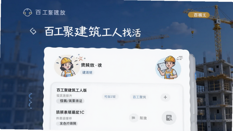 百工聚建筑工人版找活界面预览图