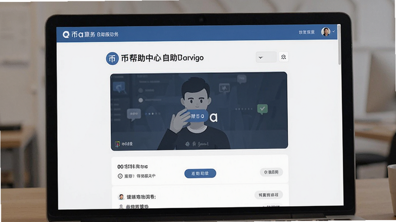 币a帮助中心自助服务界面预览图