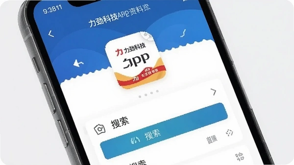 力劲科技app资料搜索界面预览图