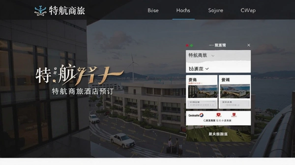 特航商旅酒店预订页面
