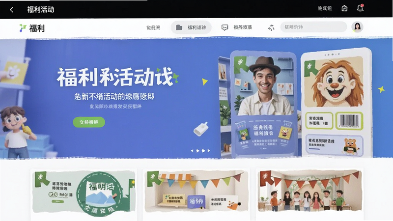 福利活动界面预览图