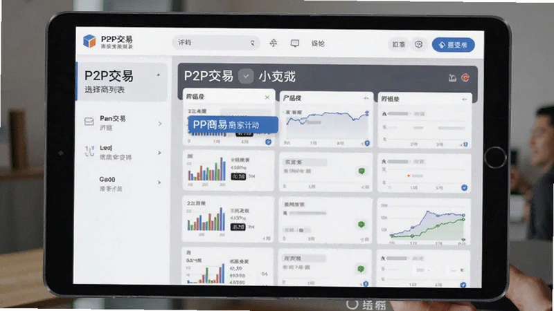 P2P交易选择商家列表界面预览图
