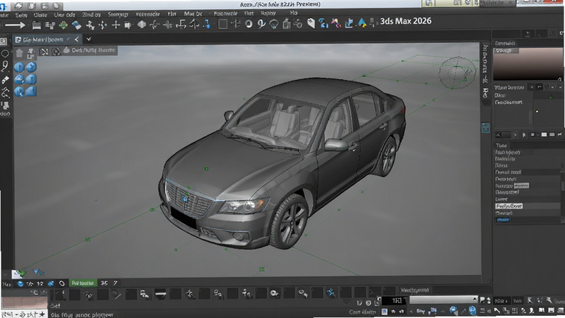 3ds Max 2026��ģ��������Ԥ��ͼ