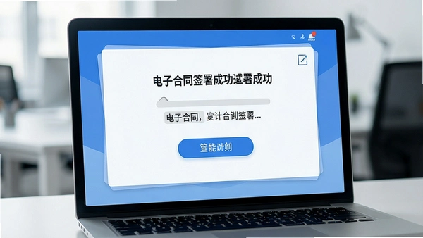 ���Ӻ�ͬǩ��ɹ�����ʾ��ͼ