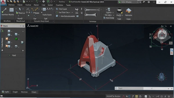 AutoCAD Mechanical 2023���ļ�����ͼ