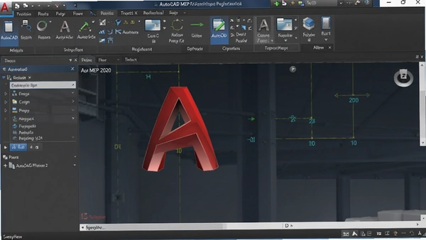 AutoCAD MEP 2020�ƽ����İ��ͼ