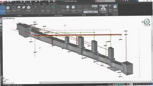 AutoCAD MEP 2021���Ŀɼ����(���ƽ�̳�)��ͼ
