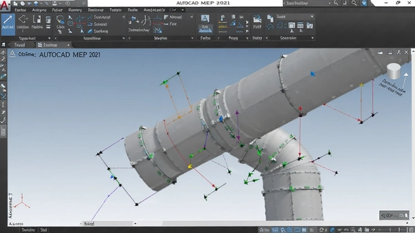 AutoCAD MEP 2021���Ŀɼ����(���ƽ�̳�)��ͼ