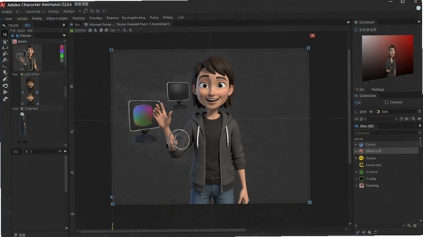 Adobe Character Animator2024�����ƽ���ͼ