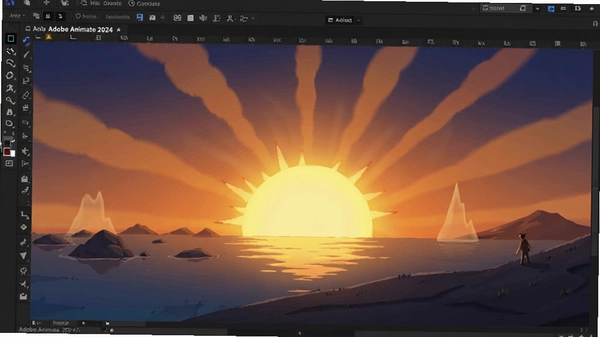 Adobe Animate 2024���ļ�����ͼ