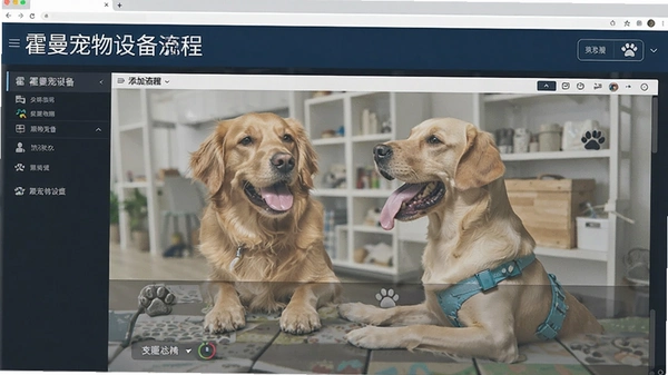 霍曼宠物设备添加流程界面预览图