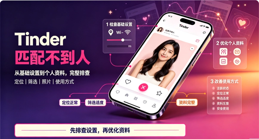 Tinderƥ�䲻������ô���£��˺��Ż�����ָ��