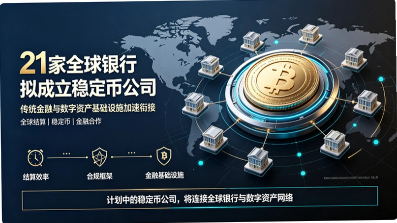 21家全球银行联合成立稳定币公司:银行业最大规模入场意味着什么截图 21家全球银行联合成立稳定币公司:银行业最大规模入场意味着什么截图