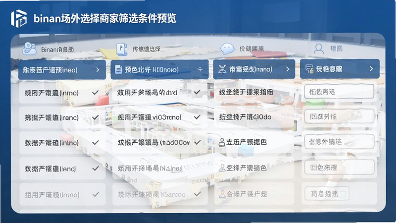 binan场外选择商家筛选条件预览图