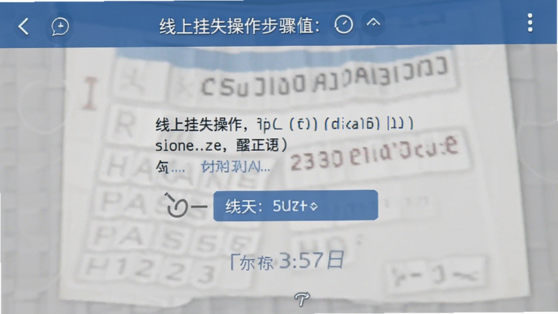 线上挂失操作步骤截图