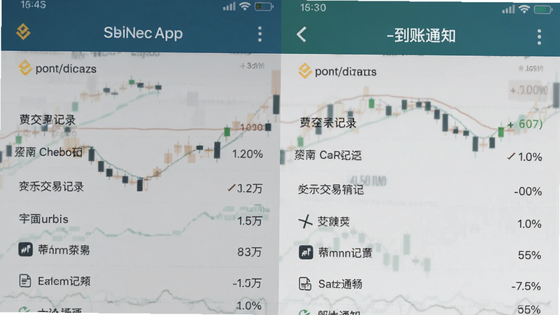 币安APP交易记录与到账通知截图预览图