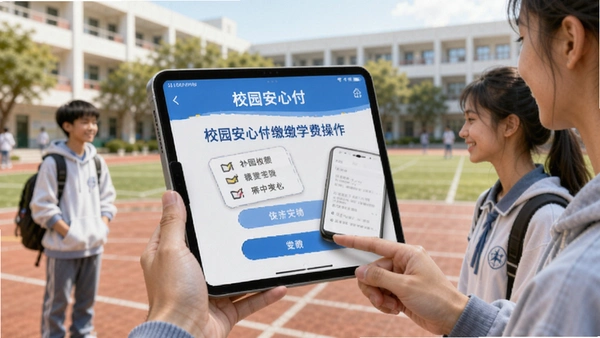 校园安心付补缴学费操作