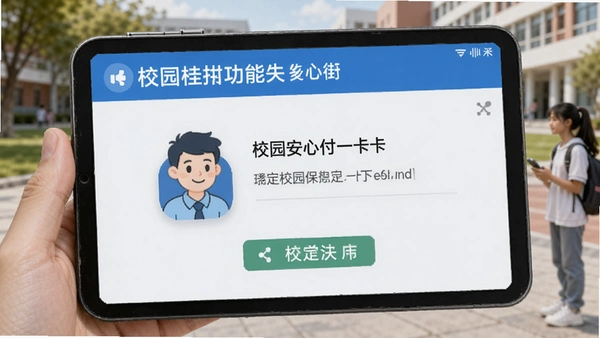 校园安心付一卡通挂失功能界面