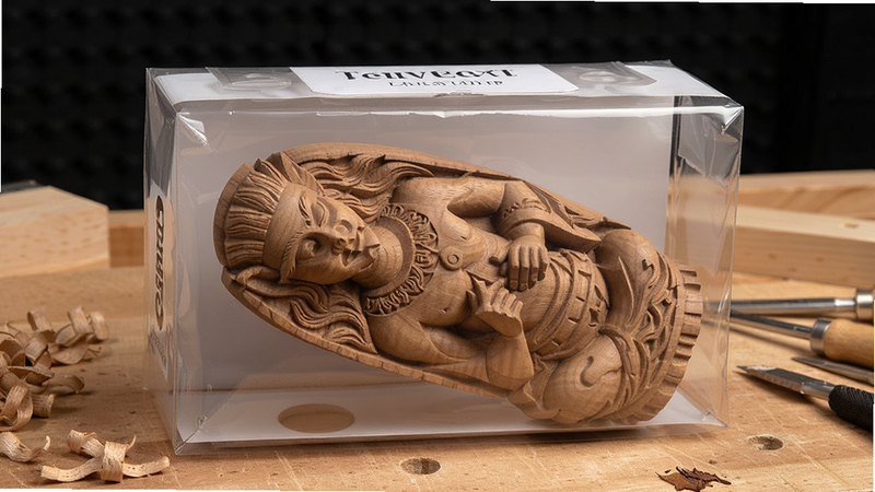 木雕摆件包装防护细节图