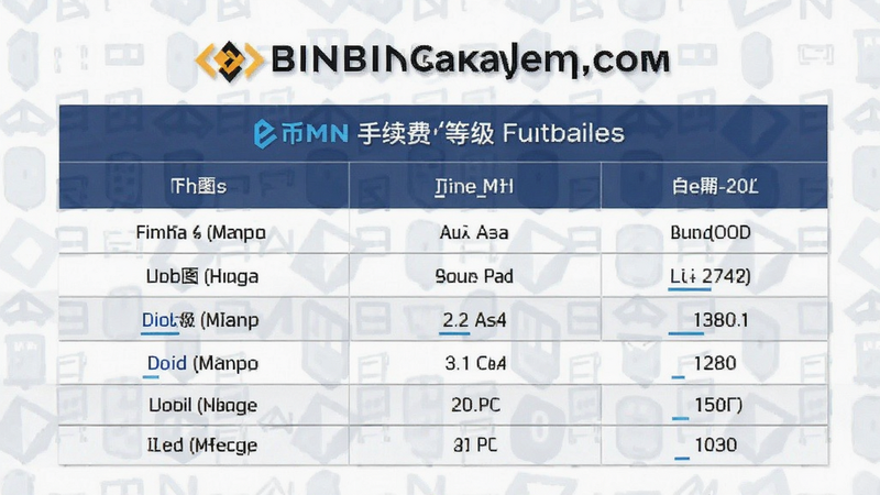 币安手续费等级表格预览图