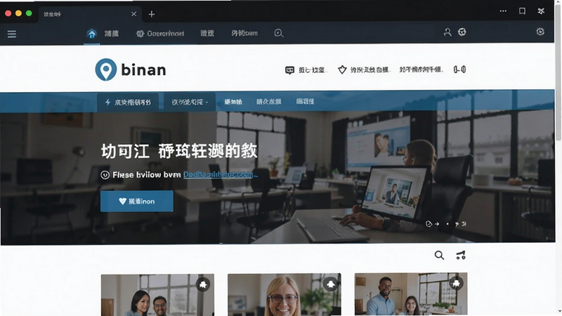binan访问首页界面预览图