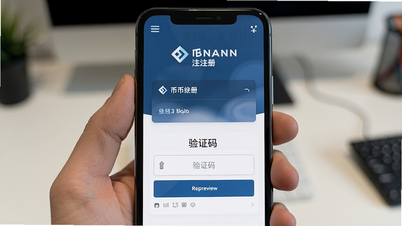 币安注册页面手机验证码输入预览图